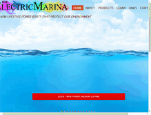 Tablet Screenshot of electricmarina.com